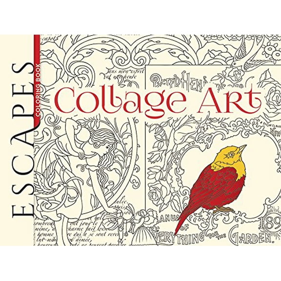 Pre-Owned ESCAPES Collage Art Coloring Book (Adult Coloring), 9780486798738, 0486798739, Paperback, First Edition, First edition