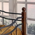 thumbnail image 3 of Hillsdale Lit de Repos Madison avec Tablier Suspendu en Noir, 3 of 6