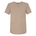 thumbnail image 2 of Adar Universal Unisex Scrub Set - Unisex V-Neck Scrub Top & Tapered Drawstring Scrub Pants, 2 of 7