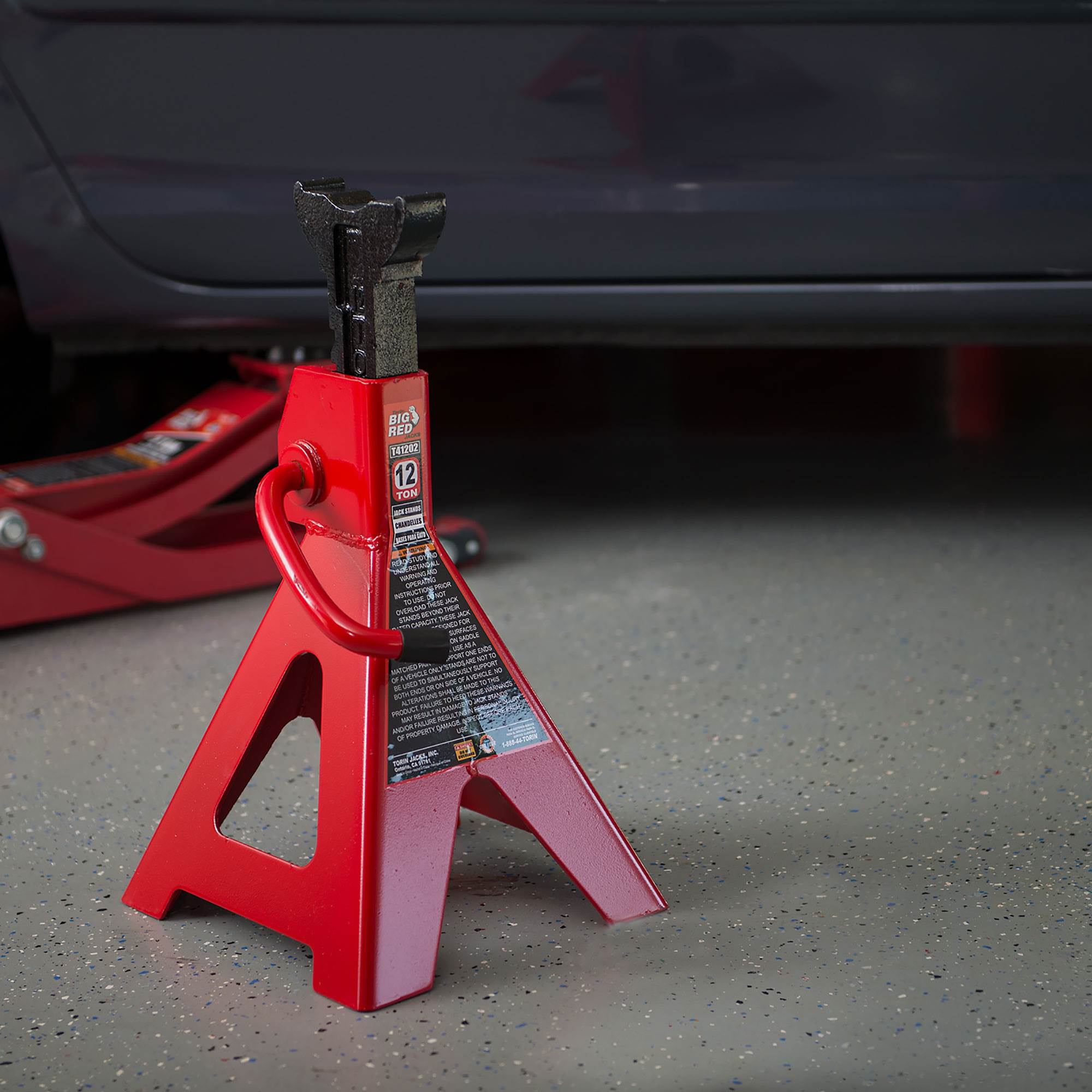 One Pair 12-Ton Jack Stands 