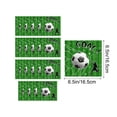 thumbnail image 2 of Decoración del hogar con temática de fútbol de estadio verde para fiesta temática, vajilla desechable de 7 y 9 pulgadas, platos de papel, vasos de papel, pañuelos, juego de platos de papel para fiest, 2 of 5