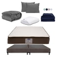 thumbnail image 1 of Colchón King Size Nautilus + Box + Almohada 2Pack + Protector Cloud + Sábanas Softy + Edredón Homy, 1 of 8