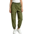 thumbnail image 2 of Avtoify Boys Pants Children's Solid Color Elastic Waist with Side Pockets Slim Sports Sweatpants Long Pants for Kids, 2 of 9