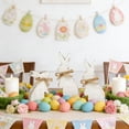 thumbnail image 4 of Easter Decorations, Cute Wooden Rabbit Ornaments, 3 Piece Set Holiday Tabletop Decoration for Spring Festive Atmosphere, 4 of 6