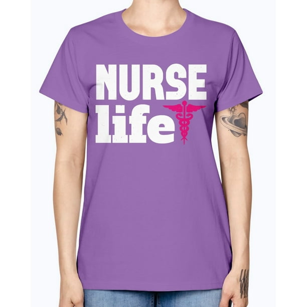 Wedding Goodies - Nurse Life - Nurse - Missy T-Shirt - Walmart.com ...