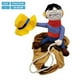 thumbnail image 2 of Disfraz de Jinete de Vaquero para Perro - Disfraces de Halloween para Perros pequeños o Gatos, Ropa para Perros Estilo Caballero con muñeca y Sombrero para Disfraz de Mascota del día de Halloween, 2 of 5