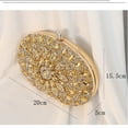 thumbnail image 6 of Sparkly Rhinestone Clutch Purse for Women – Elegant Evening Bag for Weddings, Prom, Parties & Formal Events, 6 of 9