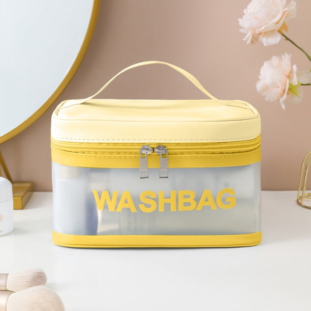 Outdoor Large Capacity Colorful Wash Bag Portable PVC Makeup Bag