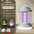 thumbnail image 2 of Fiudx Lámpara Antimosquitos, con Energía Solar y Carga Usb, Resistente Al Agua, 3 En 1, Luz Ultravioleta Eficaz, Funcionamiento Silencioso, para Uso En Interiores y Exteriores, Diseño Colgante, Cober, 2 of 3