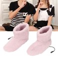 thumbnail image 4 of Heating Booties, Electric Warmer Shoes USB Charging Fast Heating Soft  For Cold Weather Pink Women 35-39, 4 of 8