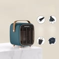thumbnail image 2 of Mini Desktop Heater Portable Personal Warmer Compact Space Heater For & Home Use Bathroom Wall Heater Timer, 2 of 8