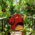 thumbnail image 4 of DAMAI Ladybug-Theme Bird Feeder, Weatherproof Outdoor Food Holder, Funny Decorative Bird Feeder for Feeding, Watching, Garden, Porch, Balcony, 4 of 7