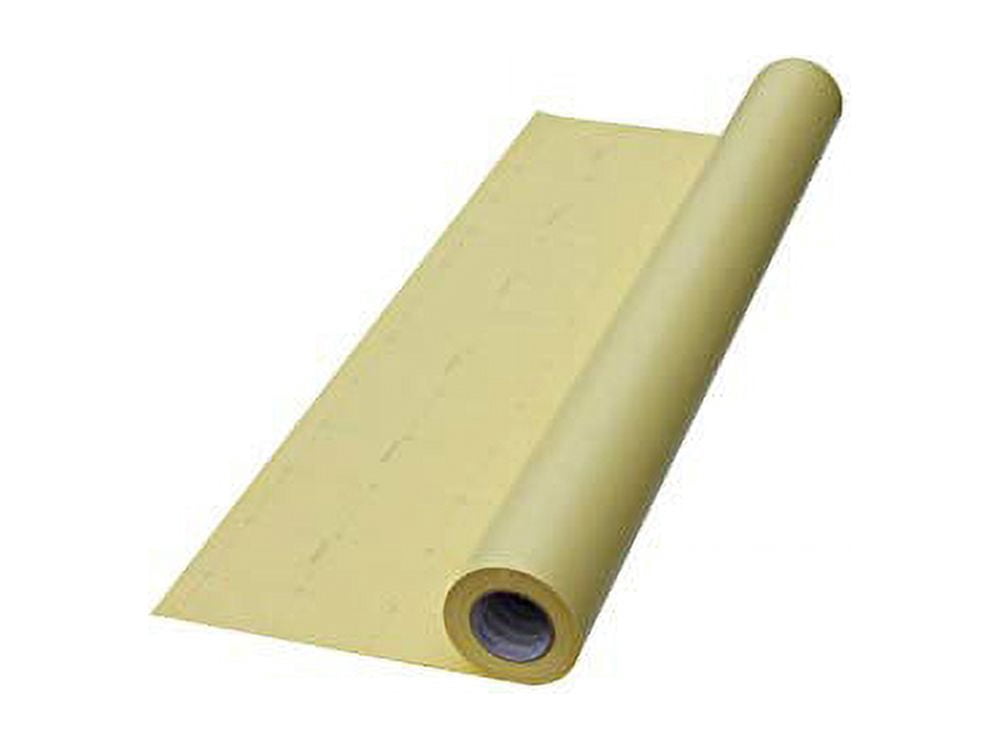 INTSUPERMAI UV Glossy Clear Vinyl Cold Laminating Film Laminator Yellow Color Roll Lamination Film 1968"*50"