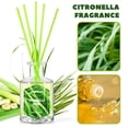 thumbnail image 2 of SCENTORINI Citronella Reed Diffuser for Home, 6.8 fl oz Lemongrass Oil Diffuser with Sticks, Natural Aromatherapy Air Freshener for Patio Camping Outdoor/Indoor Use, 2 of 9