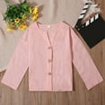 thumbnail image 2 of Zshosam Long Sleeve Shirts for Toddler Girls Girls Long Sleeve Shirts Fall Cute Shirt Trendy Kids Crewneck T-shirts Cute Prints Tops Girls Clothes Size 9T 10T,(Pink 9-10 Years), 2 of 5