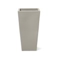 thumbnail image 2 of Step2 Tremont Concrete Square Plastic Tapered Indoor and Outdoor Tall Planter, 2 of 4