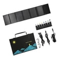 thumbnail image 4 of Elodie Sac Panneau Solaire Pliable Noir Sac de Charge pour Randonnée Cyclisme 60W, 4 of 8