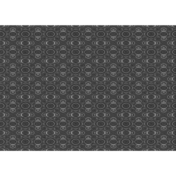 Ahgly Company Indoor Rectangle Patterned Charcoal Black Area Rugs, 7' x 10'