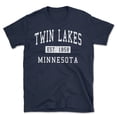 thumbnail image 1 of Twin Lakes Minnesota Classic Established Men's Cotton T-Shirt, 1 of 1