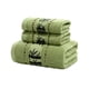 thumbnail image 2 of Toystoory Juego de toallas de baño para el hogar, absorbentes y ecológicas, para una experiencia lujosa, amplia gama de usos Toallas y Paños Verde negruzco, 2 of 6