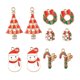 thumbnail image 2 of 10 Piezas de Aleación de Cristal Colgante de Navidad Decoración de Joyería de para Cadena de DIY Admiración, 2 of 9