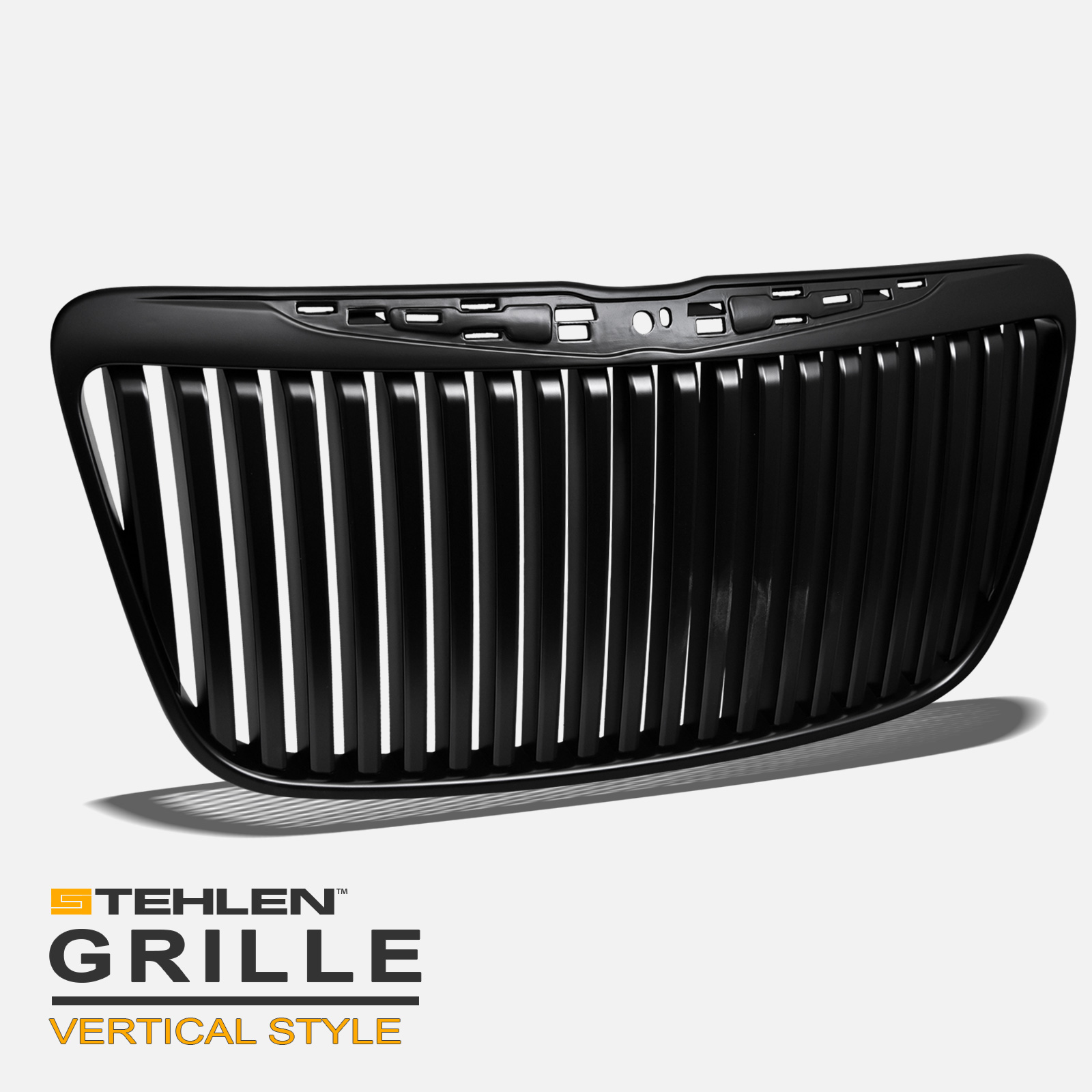 Gloss Black Honeycomb Mesh Grille For 2011-2014 Chrysler 300 & 300C – Front Upper, ABS Plastic, C1114FG