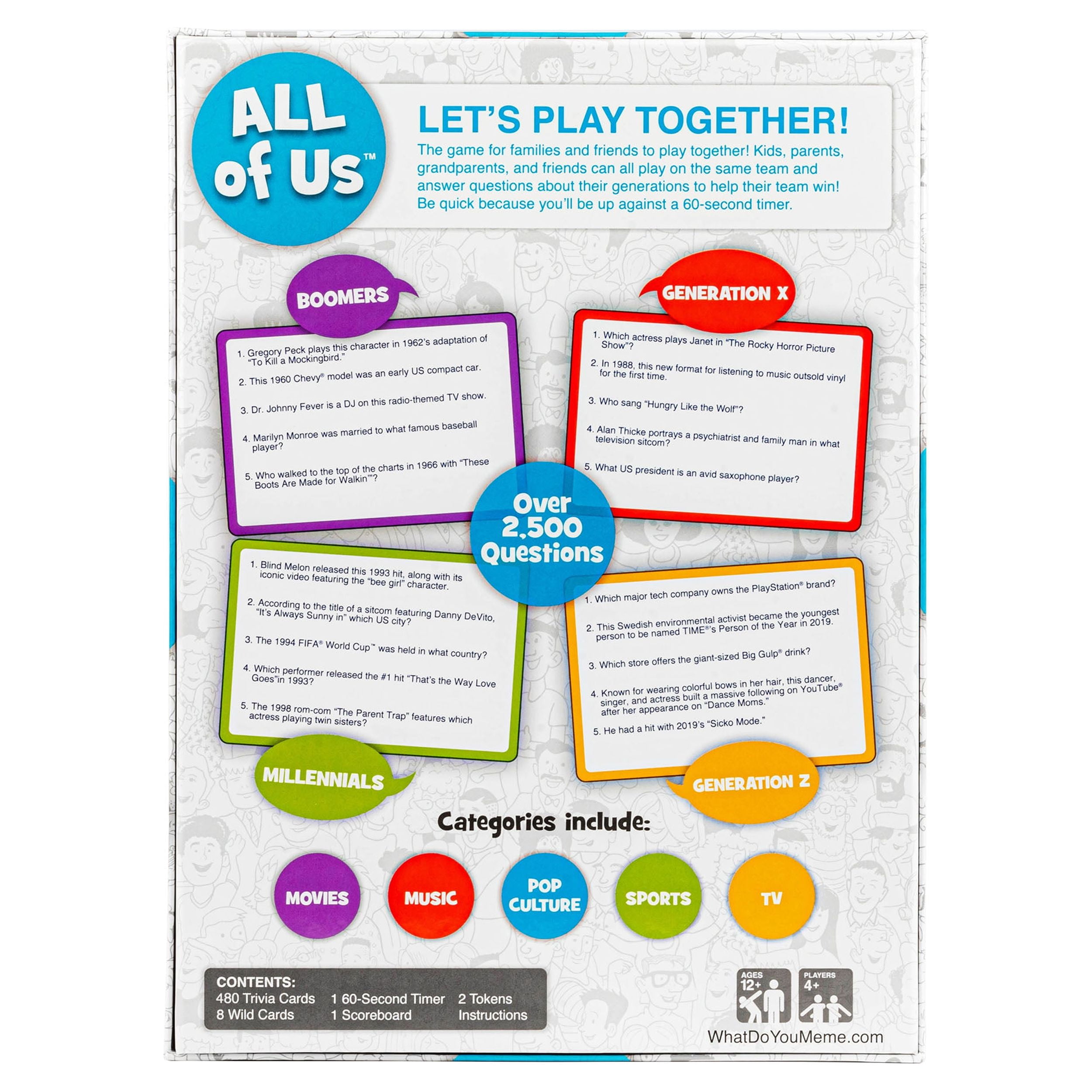 What Do You Meme? All of Us - Family Trivia Card Game for