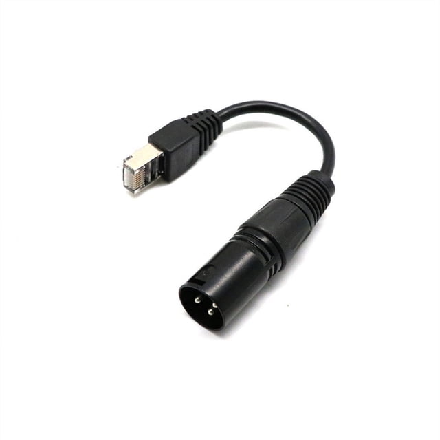 Klonfd Adapter to 3 SIRS-E DMX-CON Controller XLR RJ45 Pin 15cm by Male
