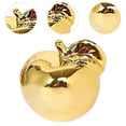 thumbnail image 6 of Fancyes Ceramic Figurine Fruit Sculpture for Desktop Decoration in Offices And Cafes , Golden, S S, 6 of 8