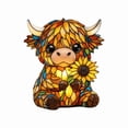 thumbnail image 6 of Cow Sunflower Lamp for Home Decor, Warm Whimsical Style Table Light for Indoor Room Accent, General Household Lighting for Everyday Use and Cozy Ambiance, 6 of 8