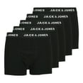 thumbnail image 1 of JACK&JONES Calzoncillos bóxer para niño, lote de 5 - JACHUEY TRUNKS, algodón elástico, logo en la cintura Negro 164, 1 of 3