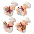 thumbnail image 4 of Shisuyan 4pcs Creative Chef Shaped Adhesive Wall Hooks - Functional Plug Holders for Kitchen Cable Management Cute Chef Design Utility Hooks for Plug Organization Home Decor, 4 of 8