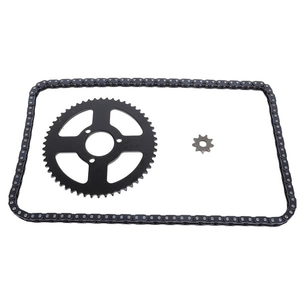 Kit De Cadena Y Piñón Delantero Y Trasero, 9T 10MM Delantero 54T 35MM Trasero 120 Eslabones Motrices Reemplazo T8F Kit De Cadena De Piñón Fácil De Instalar Para Motocicletas