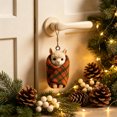 thumbnail image 5 of AOMXGD Plaid Blanket Themed Acrylic Christmas Hanging Ornament, Festive Tree & Wall Pendant For Seasonal Display & Gifting, 5 of 6