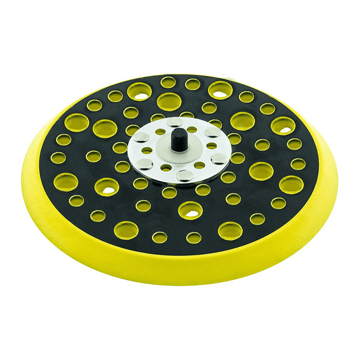 6 Pcs 150mm 5/16 Thread 52 Hole Medium Density Random Orbital Sander Hook & Loop Backing Pad for CEROS DEROS