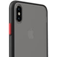 thumbnail image 2 of Case for iPhone Xs Max Thin Shockproof Phone Case PC Back TPU Bumper [Protect from Fingerprint/Shock/Scratch/Slip] Translucent Matte Phone Cover for iPhone Xs Max-Black, 2 of 5