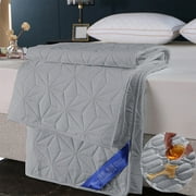 Fridja Sales Water Proof Mattress Protector Quilted Fitted Dusting Proof Mattress Pad Cover For Cozy Sleep Ultra-Soft And Breathable Bed Mattress Cover, 59x78.7in