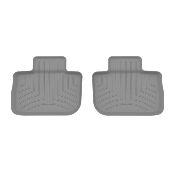 WeatherTech FloorLiner HP Custom Fit Floor Mats compatible with 300, Charger - 2nd Row (2-Piece Liner), Grey
