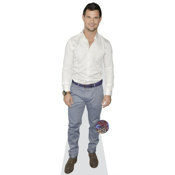 Taylor Lautner (White Shirt) Mini Cardboard Cutout Standee