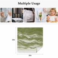 thumbnail image 4 of Sage Green Ombre Cloth Napkins, Modern Moire Abstract Art Luxury Washable and Reusable Dinner Napkins Set of 8, Table Napkin for Kitchen Party Birthday Wedding Hotel Housewarming 20"x20", 4 of 8