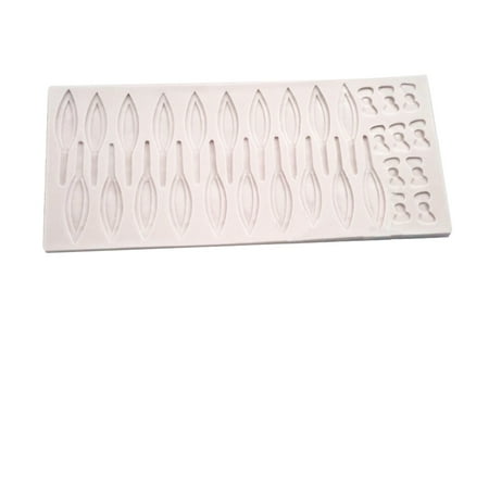 

Xinqinghao Silicone Chocolate Candy Molds Silicone Baking Molds for Cake Brownies Topper Grey B