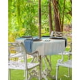 thumbnail image 3 of nqOlkjepod Teal Blue Sky Outdoor Tablecloth with Umbrella Hole & Zipper, Retro Farmhouse White Clouds Landscape Round Table Cover 54 Inch, Dining Waterproof Table Cloth Protector for Patio/Party, 3 of 7