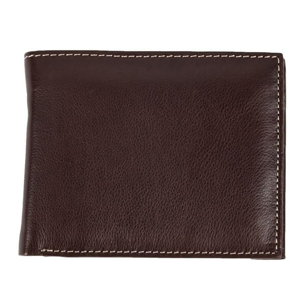 Eastern Counties Leather Mens Mark Trifold Wallet With Coin Pocket Brown One Size