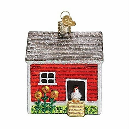 Old World Christmas Chicken Coop Ornament For Tree
