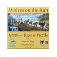 thumbnail image 3 of SUNSOUT INC - Wolves on the Run - 500 pc Jigsaw Puzzle by Artist: Steve Crisp - Finished Size 12" x 36" - MPN# 57356, 3 of 5