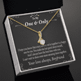 thumbnail image 3 of To My Girlfriend  Girlfriend To More Amazing Times Together Alluring Ribbon Necklace Message Card, 3 of 20