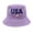 Light Blue, variant on Black American Flag Bucket Hat for Men Women 250th Anniversary USA Patriotic Fisherman Cap 4th of July Hat for Independence Day