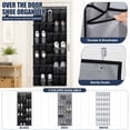 thumbnail image 2 of Door Shoe Organizer Hanging Fabric Shoe Organizer for Closet Door, Over Door Shoe Organizer Hanging for Entryway Bedroom Closet, 35 Pockets Hanging Shoe Storage Organizer, 2 of 6