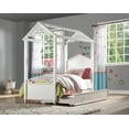 thumbnail image 2 of ACME Rapunzel Twin Bed in White, 2 of 3