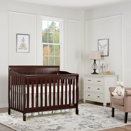 Photo 1 of Dream On Me Ashton Full Panel 5-in-1 Convertible Crib, Espresso